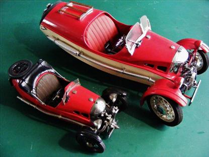 自動車 1935Morgan Super Sports 1/16 The Motor Museum in Miniature